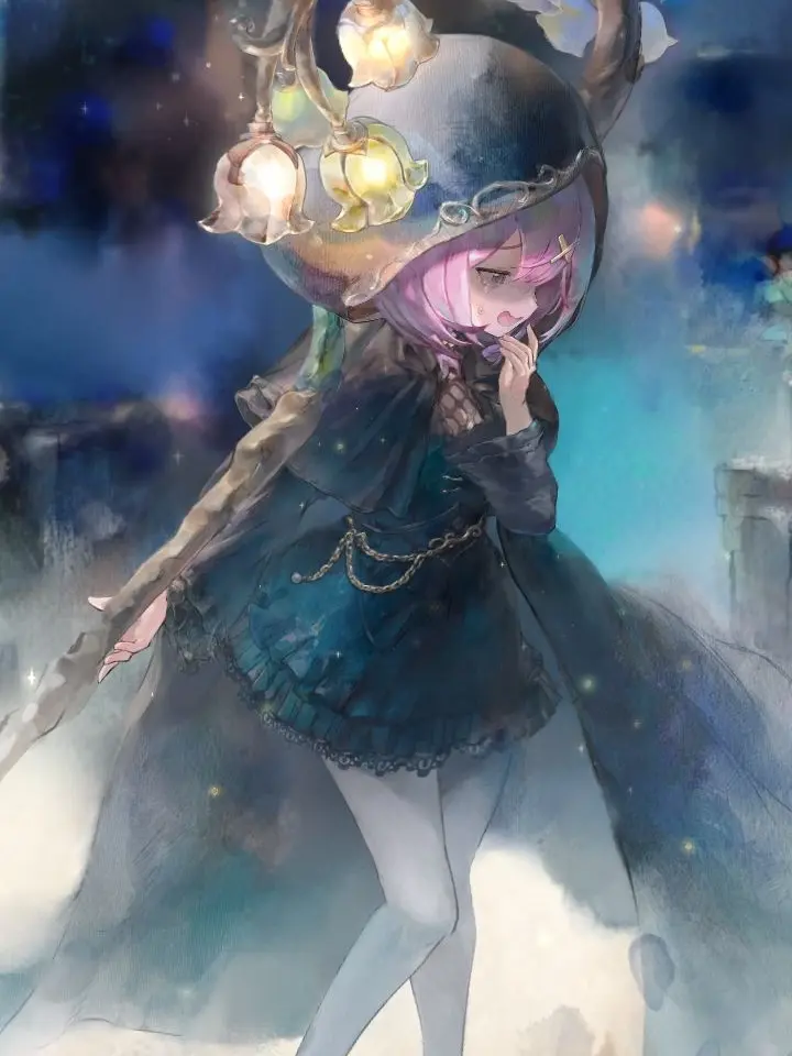 SnowySable1340의 ウサギにぶつかるだけで足をひねる魔女さん