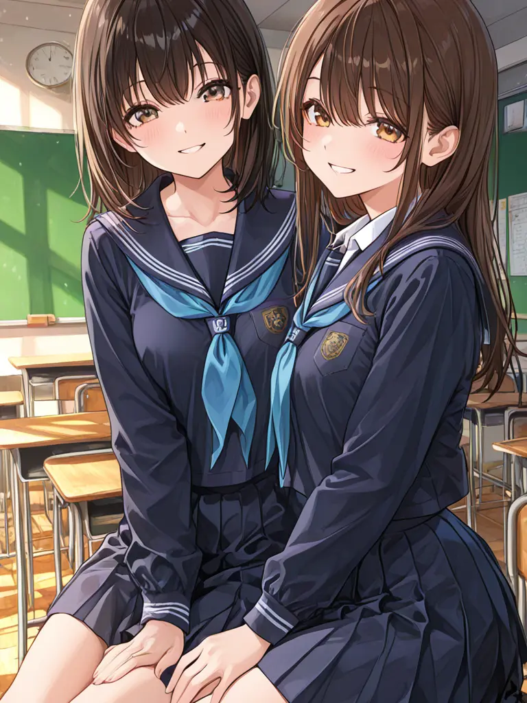 Recoreri1850의 毎日貴方の机に座っている女の子。