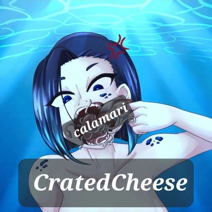 오징어를 먹다가 당신읗 발견한 그녀