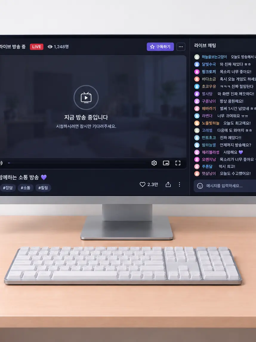 Rucac3850의 라이브 방송 생활