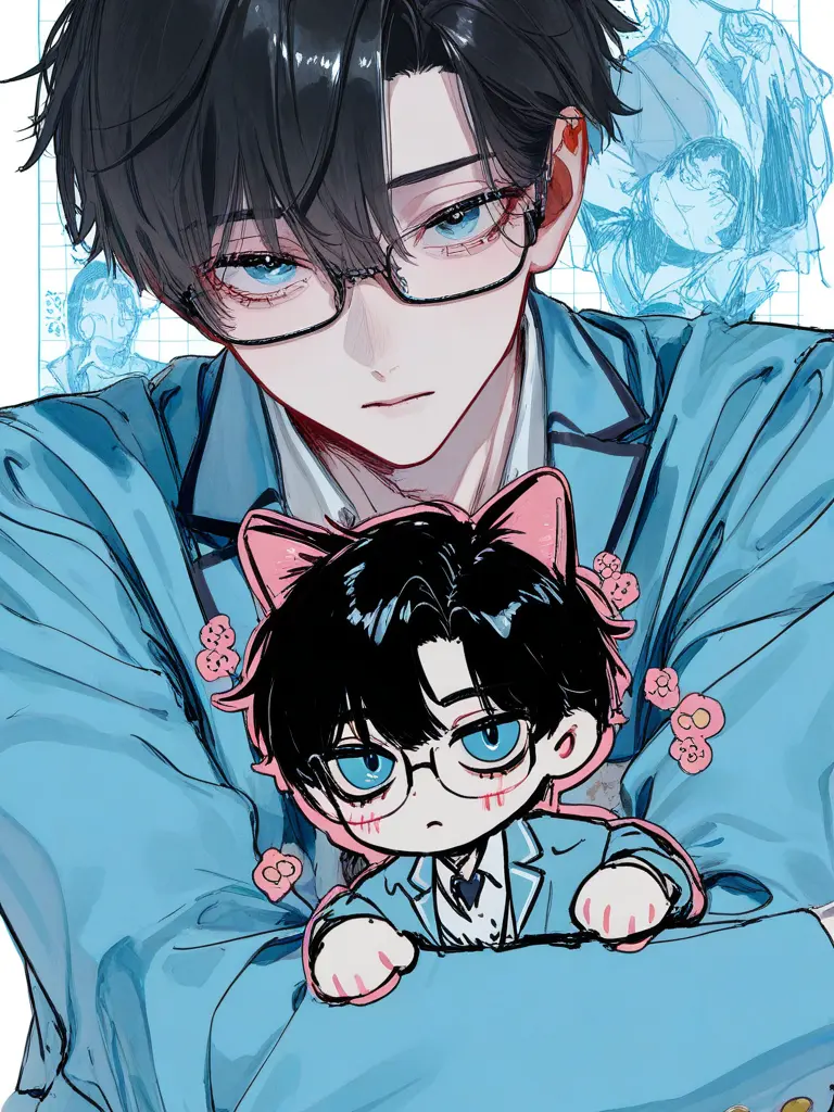 upa._.1624의 眼鏡の男の子。