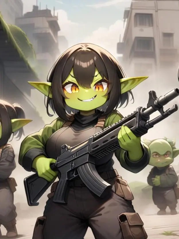 WetOlive7136의 絶望と死闘とゴブリン娘達の侵攻と