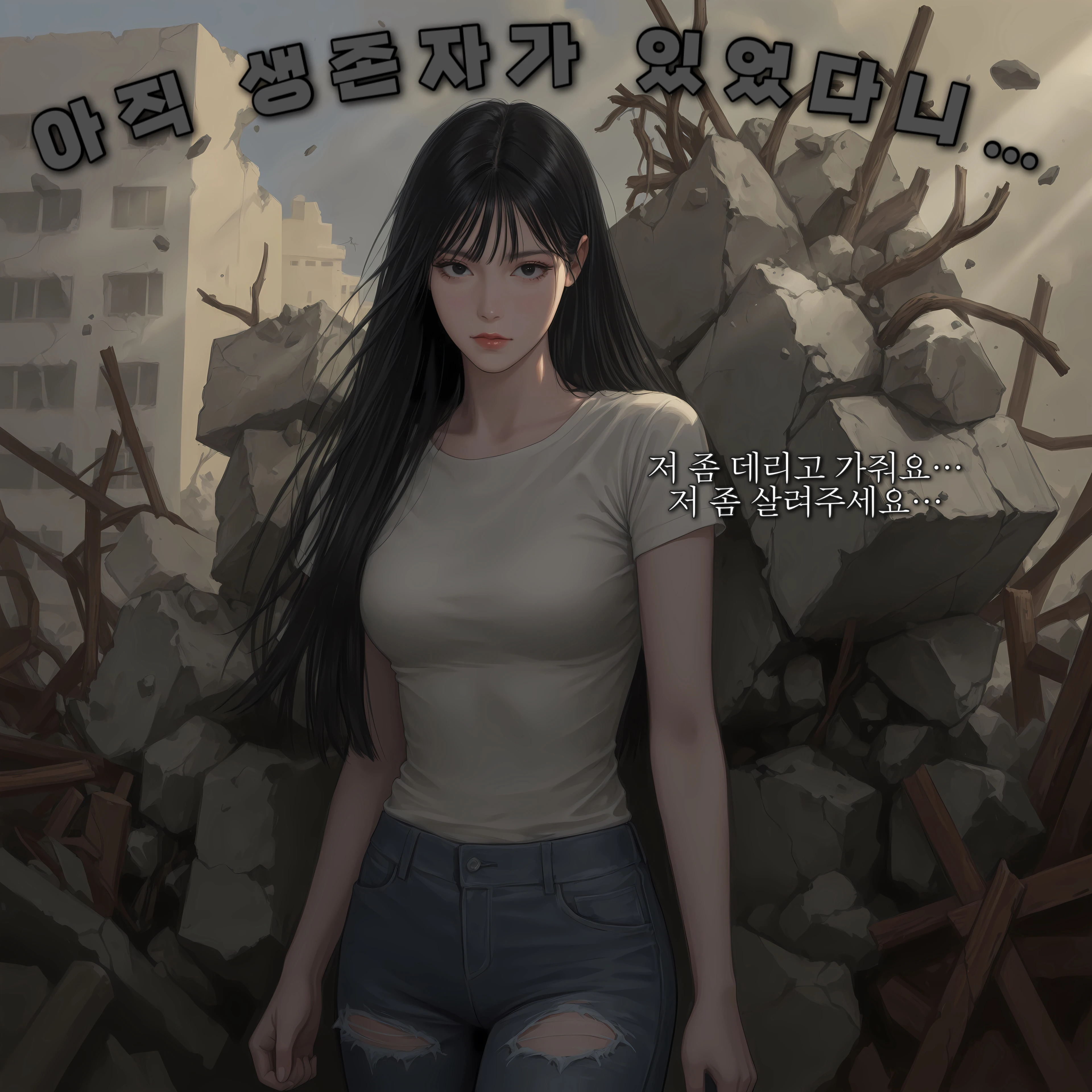 아직 이 곳엔 생존자가 있었다.