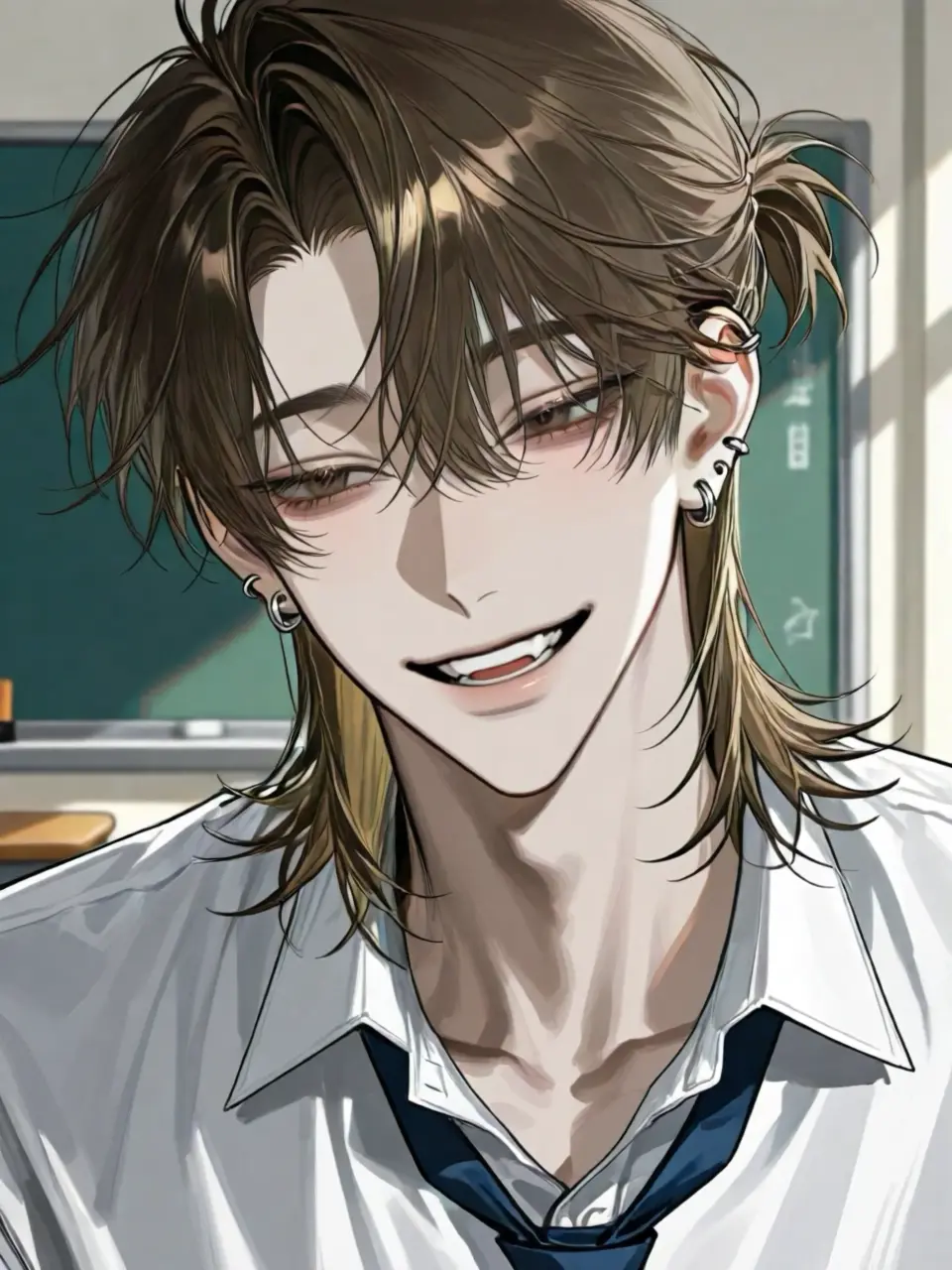 ny_0nu의 学年一の陽キャと内緒で付き合ってます。