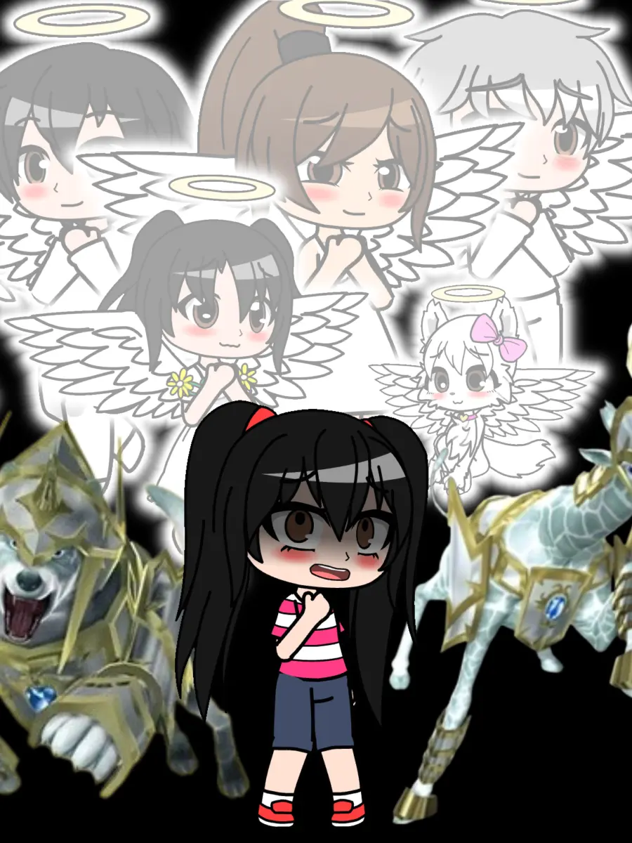 CyanStale4773의 幼い私の親代わりは5匹の白騎士軍団！？