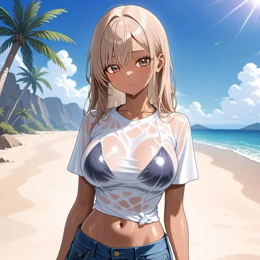 WittyIce9055의 クラスのギャルと、無人島に漂流