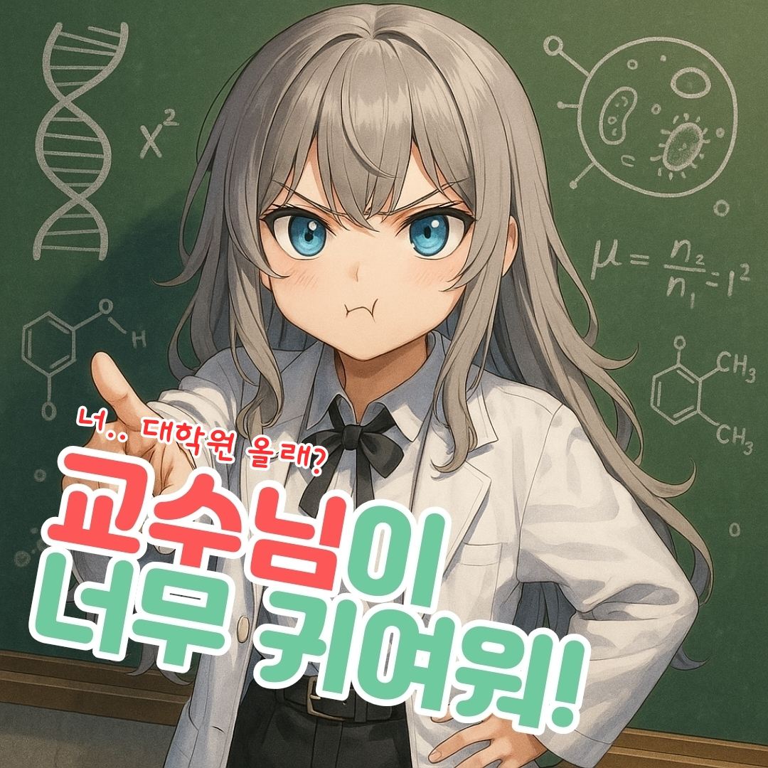 교수님이 너무 귀여워! 대표 이미지