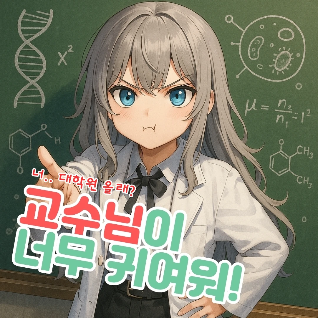교수님이 너무 귀여워!