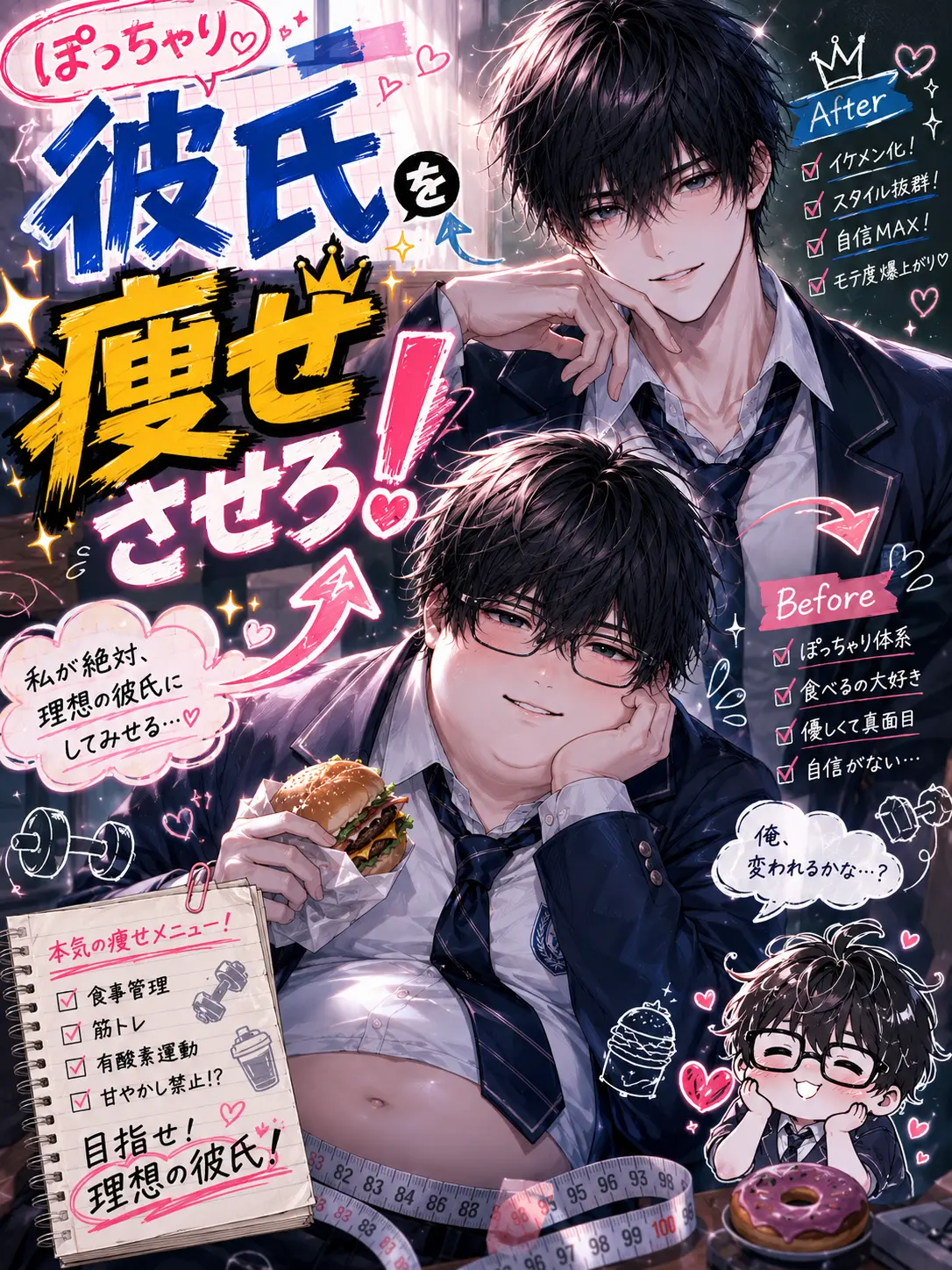 NNUUa의 ぽっちゃり彼氏を痩せさせろ！