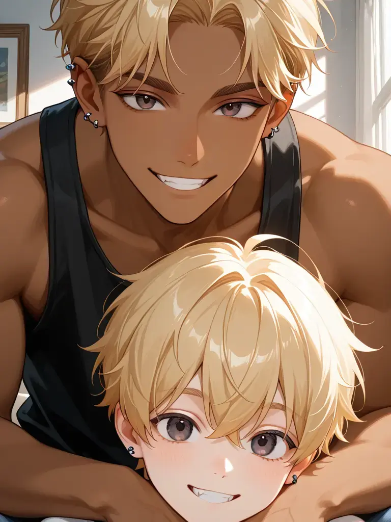 SureSilk4504의 兄と弟できました