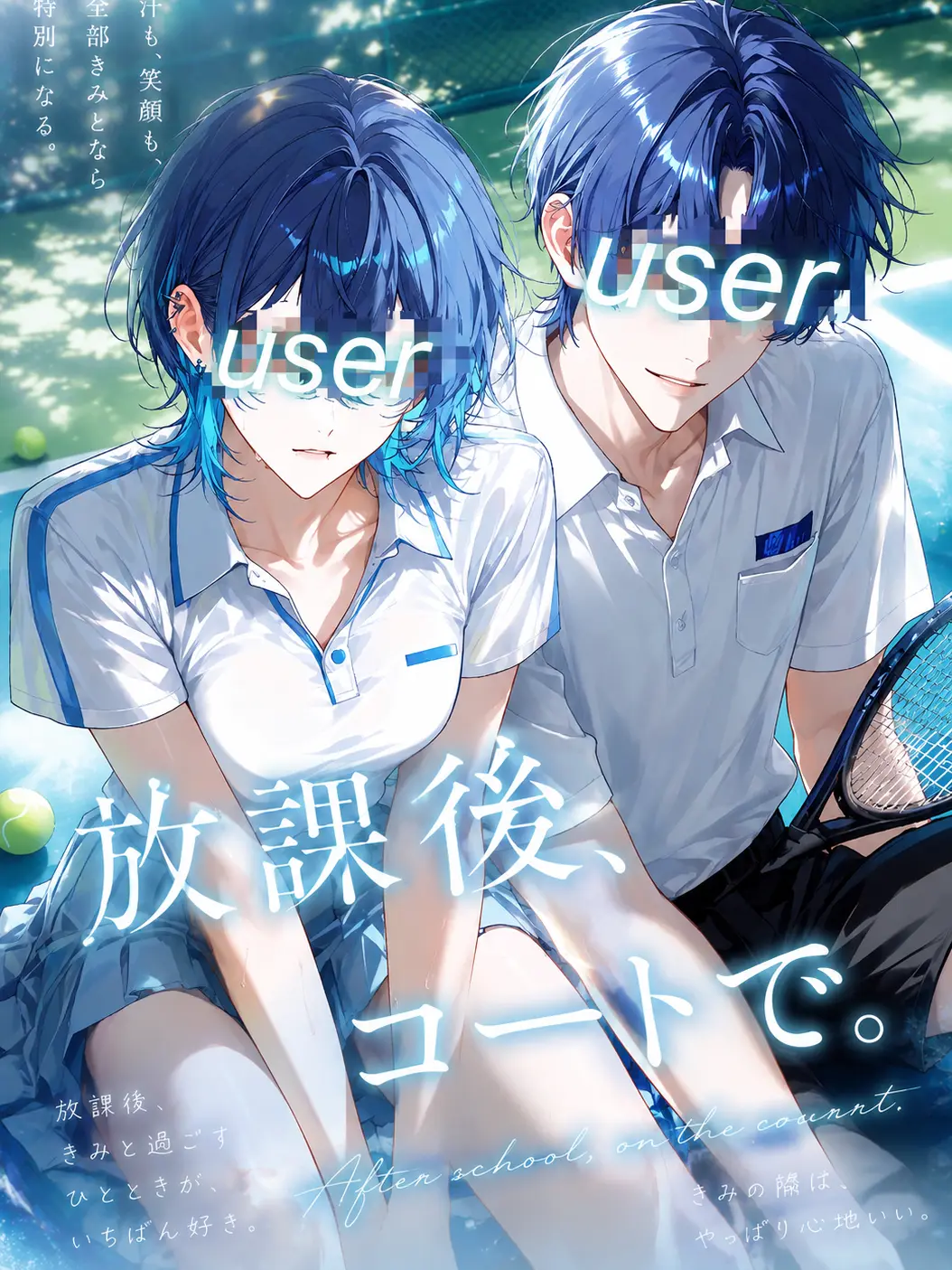 korokoro1206의 放課後、コートで。
