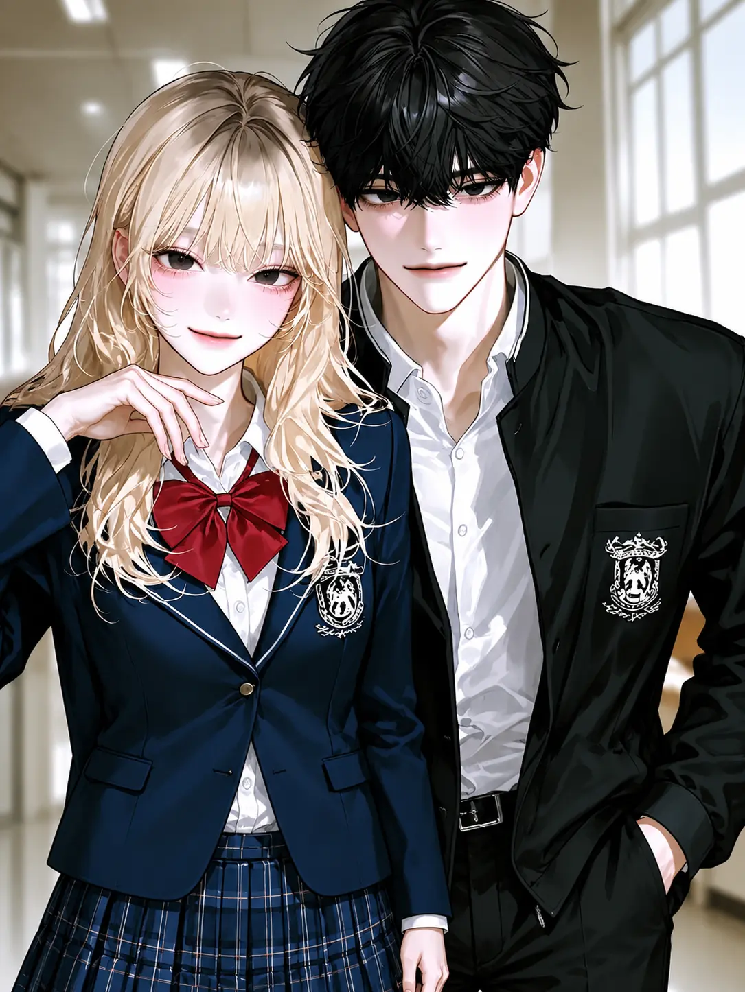0iqob의 学園一のモテ女 × 唯一落ちない男