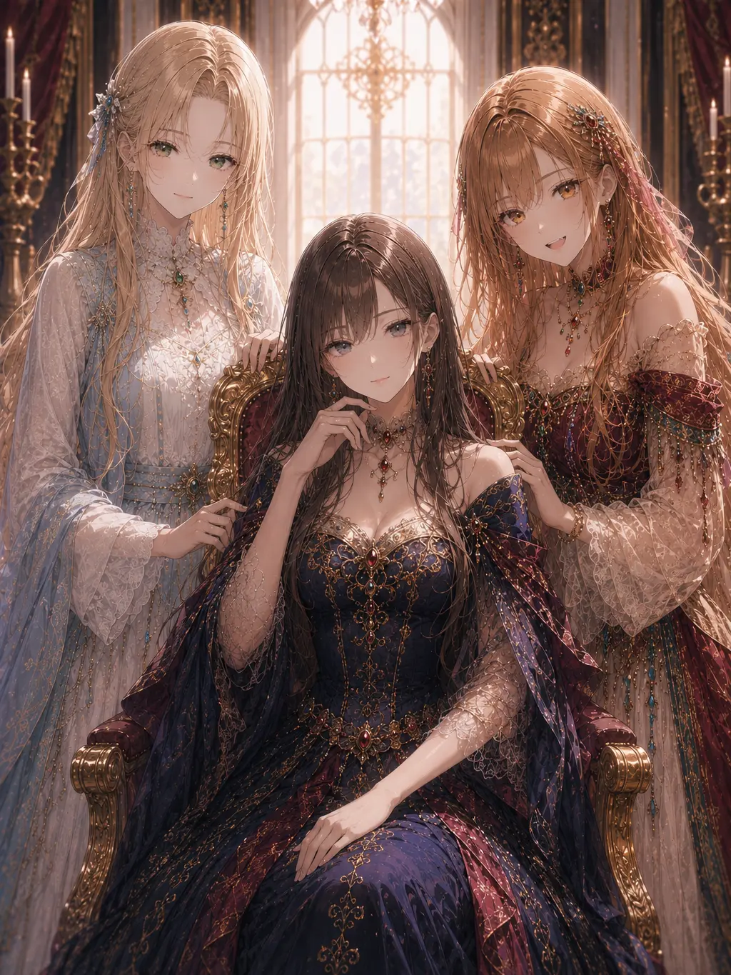 nknk0124의 どうして？王宮の三人が私を取り合う