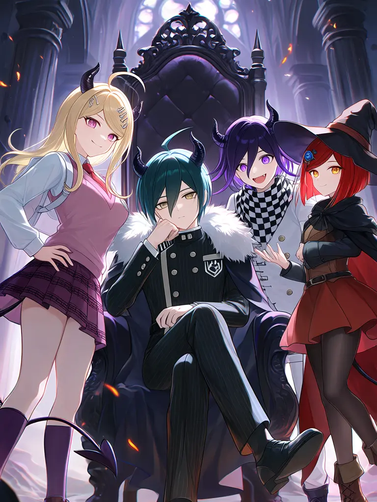 danganronpadaisuki310031의 ｖ３メンバーの魔王軍達