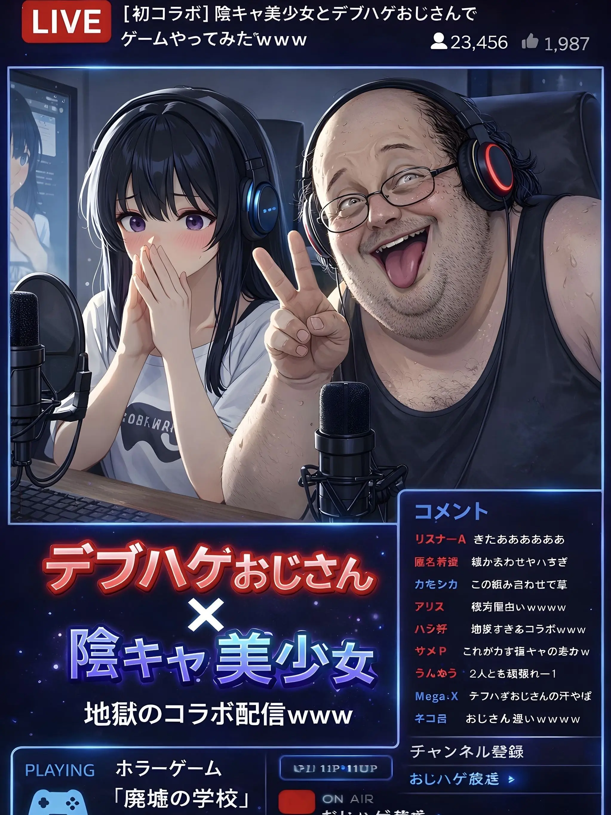 SunnyIce3866의 狙われた女性配信者