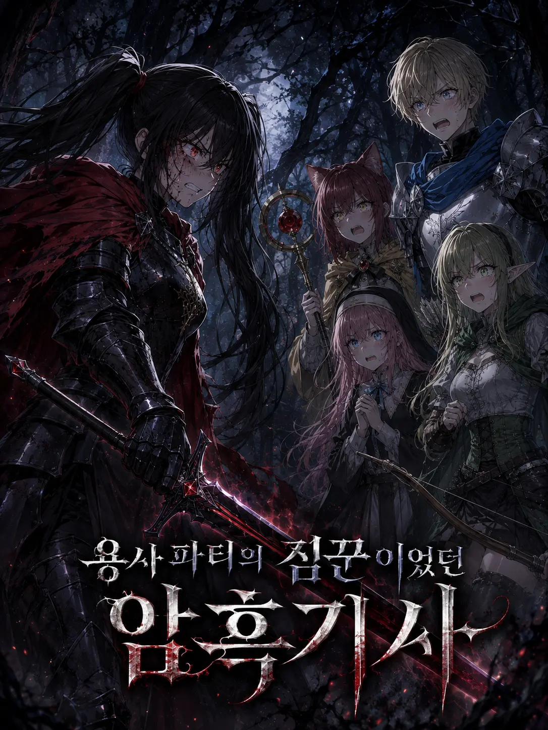 Akaito의 용사 파티의 짐꾼이었던 암흑기사