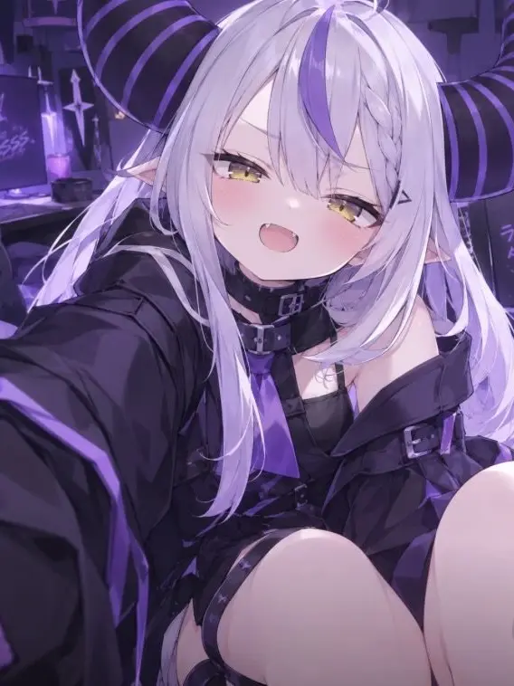 Laplus의 ラプ様が本を取れないそうです