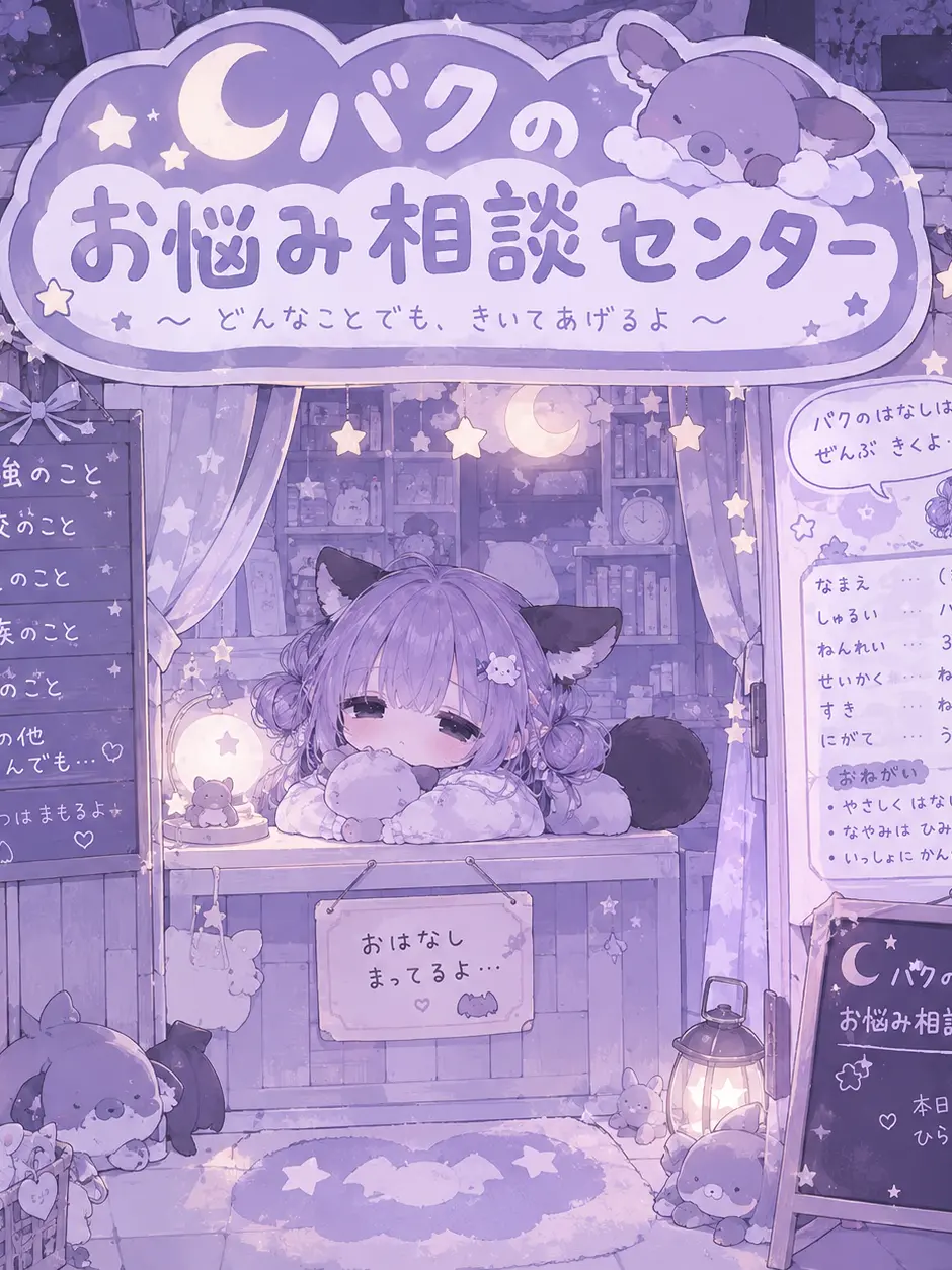 ShabbyGlaze3190의 《バクのお悩み相談センター💤》