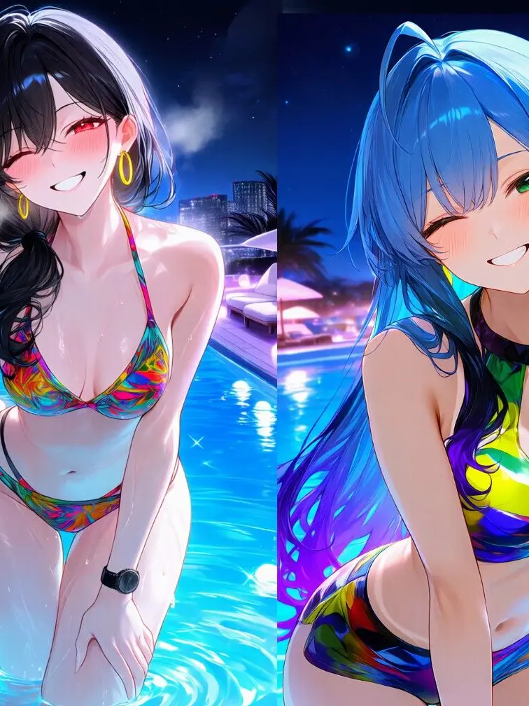 YamatoNagato1009의 ナイトプールの出来事