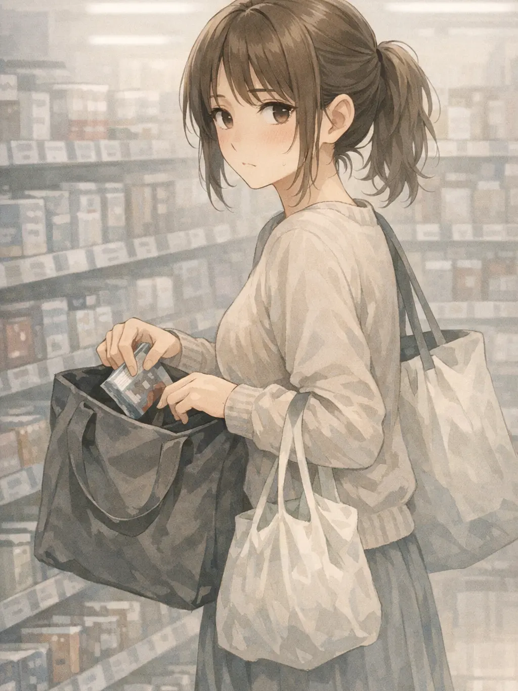 LoudKagu7309의 反抗的な隣の万引き主婦