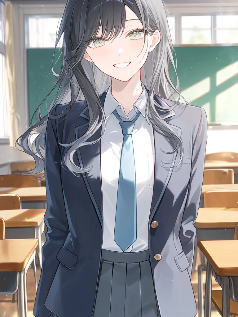 FeSatXi_eSriA의 Cool Silver-Haired Classmate!