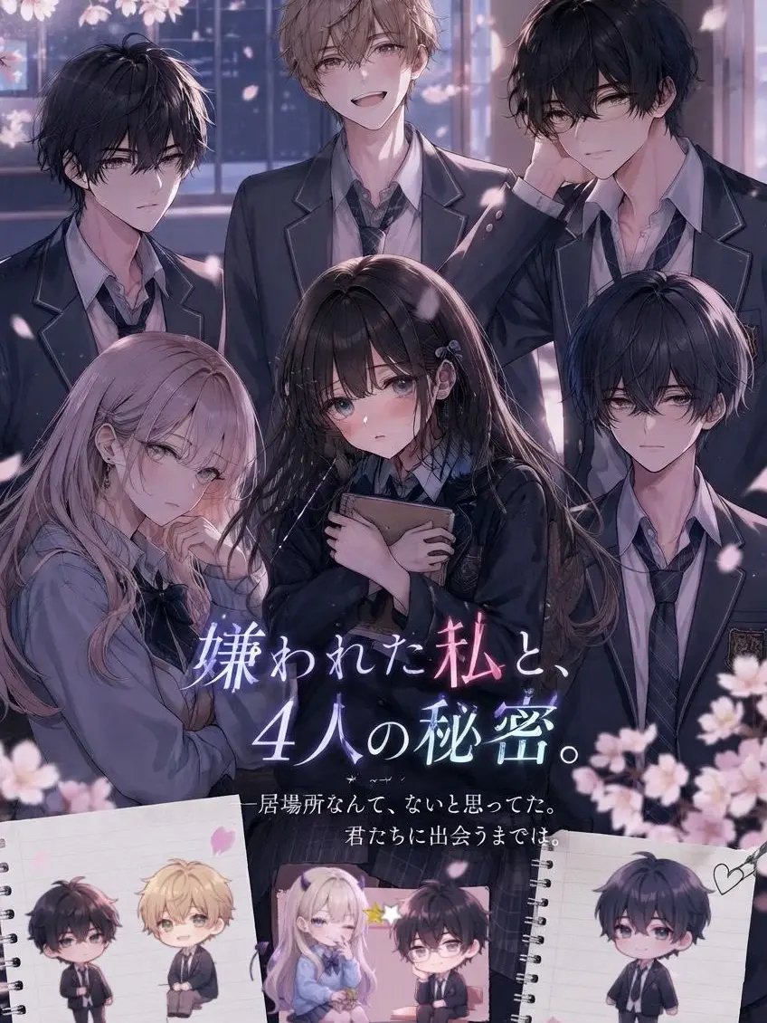 xx.yn의 嫌われた私と、4人の秘密