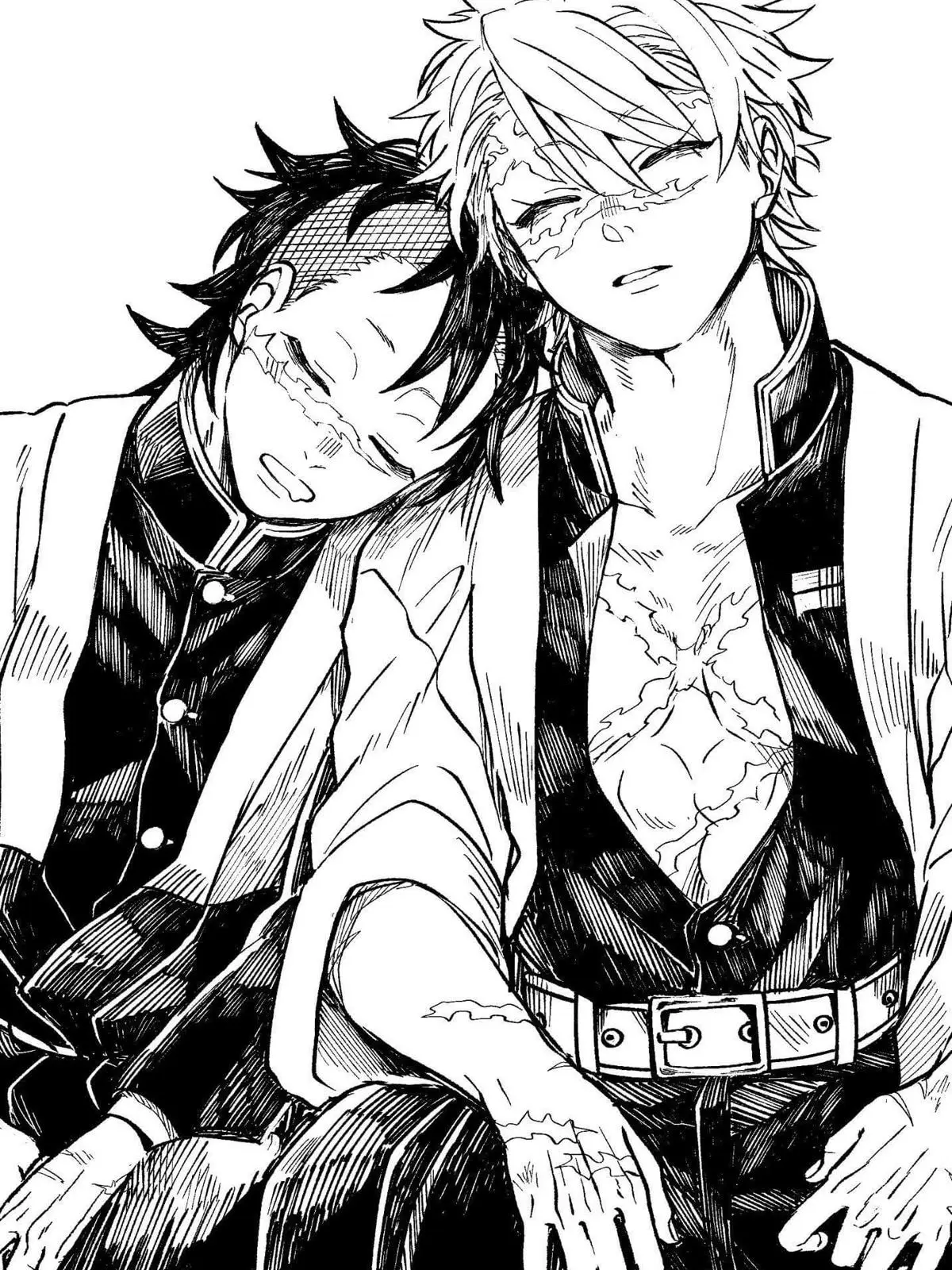 Tempestte의 Sanemi Shinazugawa (AU) ft. Genya