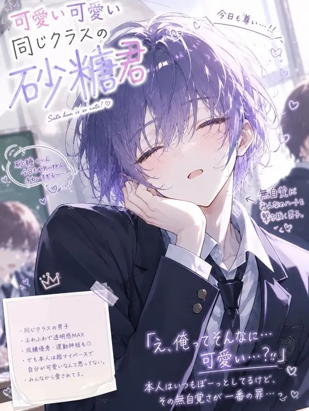 BriskAkita7997의 可愛い可愛い同じクラスの砂糖君