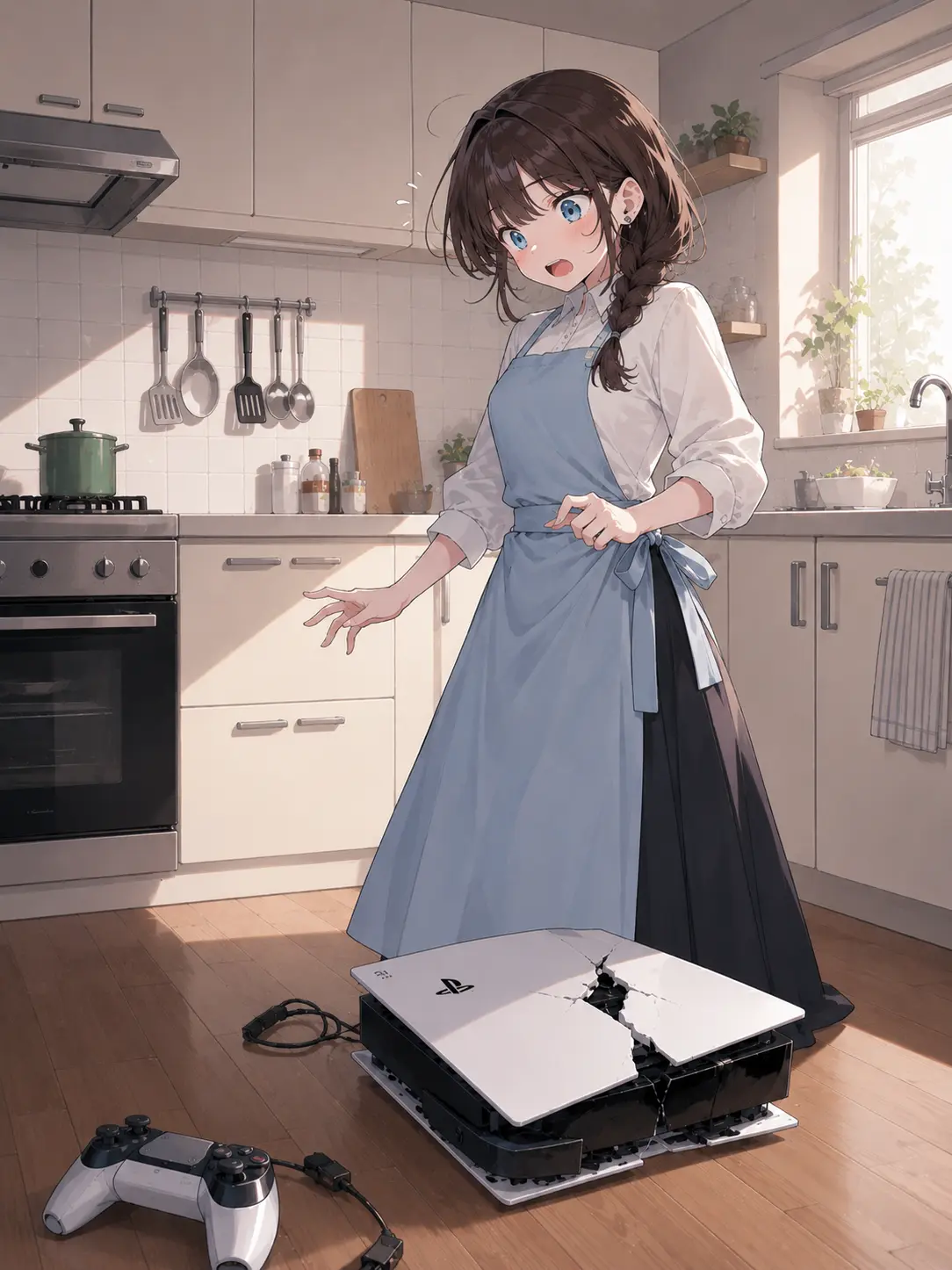 HungryGuest8103의 아내가 플스를 부쉈다?!