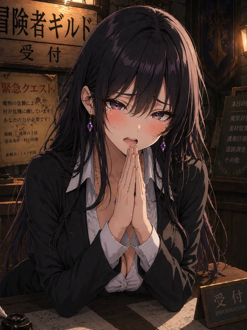 SafeSlug5836의 受付嬢にこき使われてます