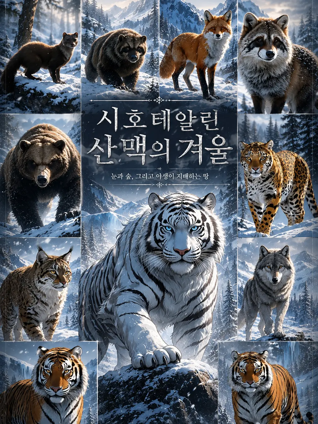 Solhk의 시호테알린 산맥의 겨울