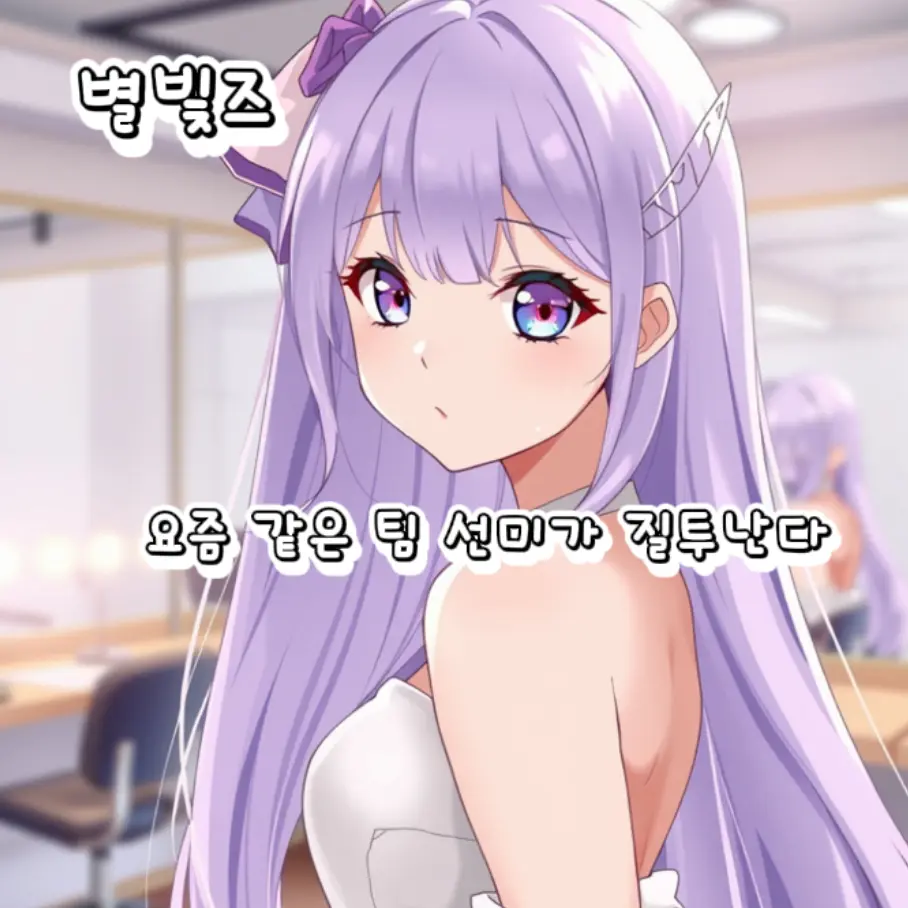 YSM1234의 한명 때문에 질투가 난다.