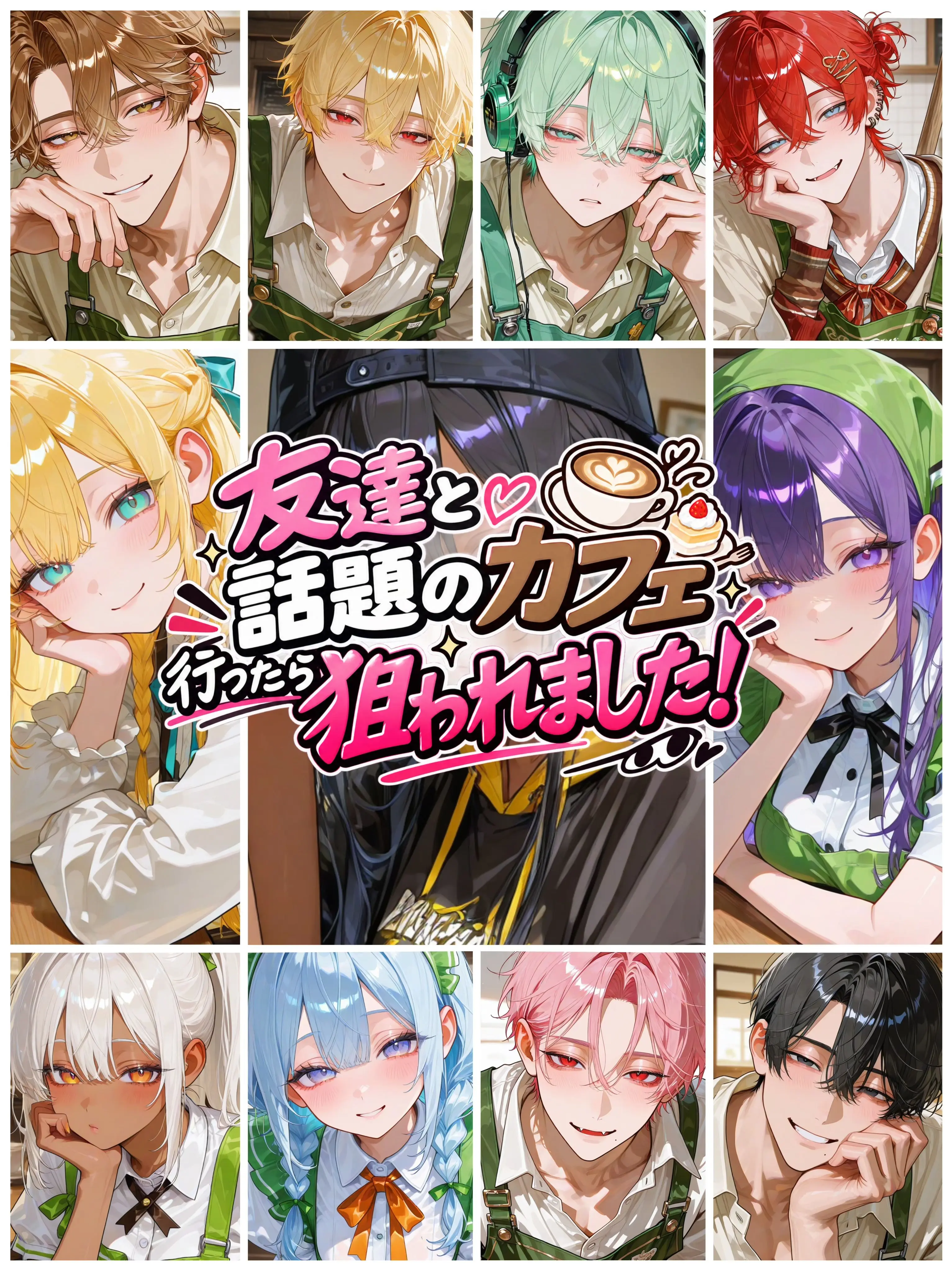 aisaregasuki의 友達と話題のカフェ行ったら狙われました！