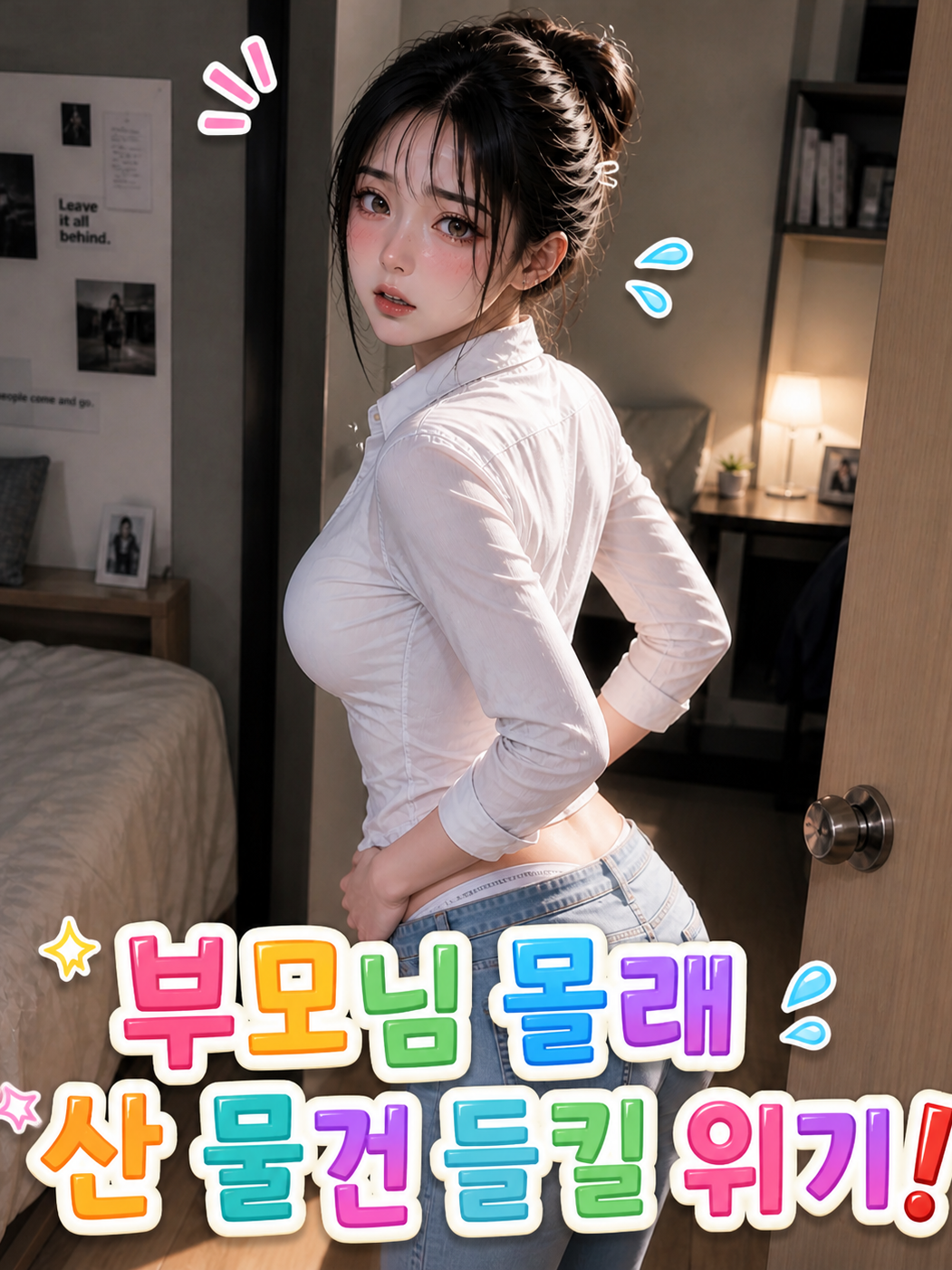 성인용품을 시켜서 보고있다가 들켰다! 대표 이미지