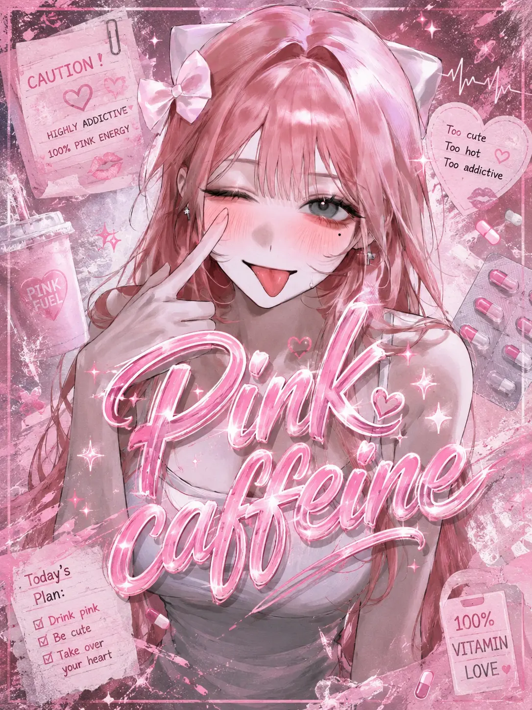 Lovevee의 Pink caffeine