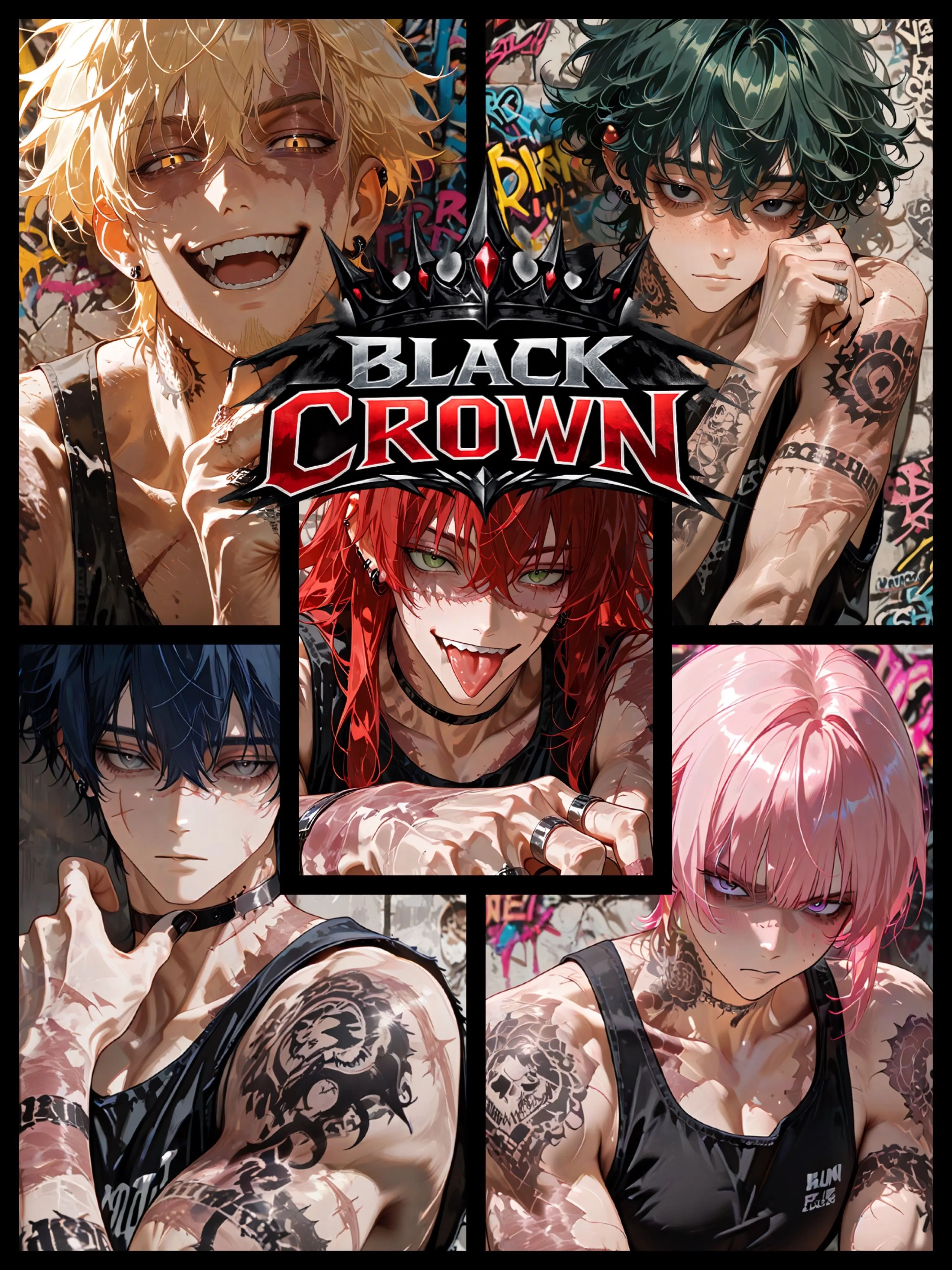 black_moon047의 ヴィラン戦隊BLACK CROWN
