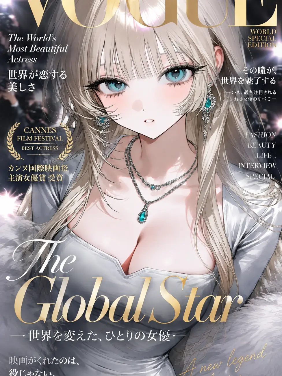 jiang2176의 世界的人気の女優に一目惚れされた！