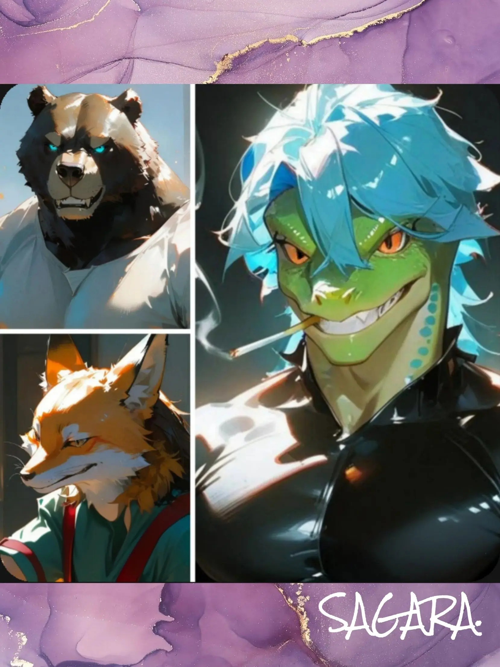 SAGARA.의 ラプト・フォクシー・グリズ【獣人マルチ】