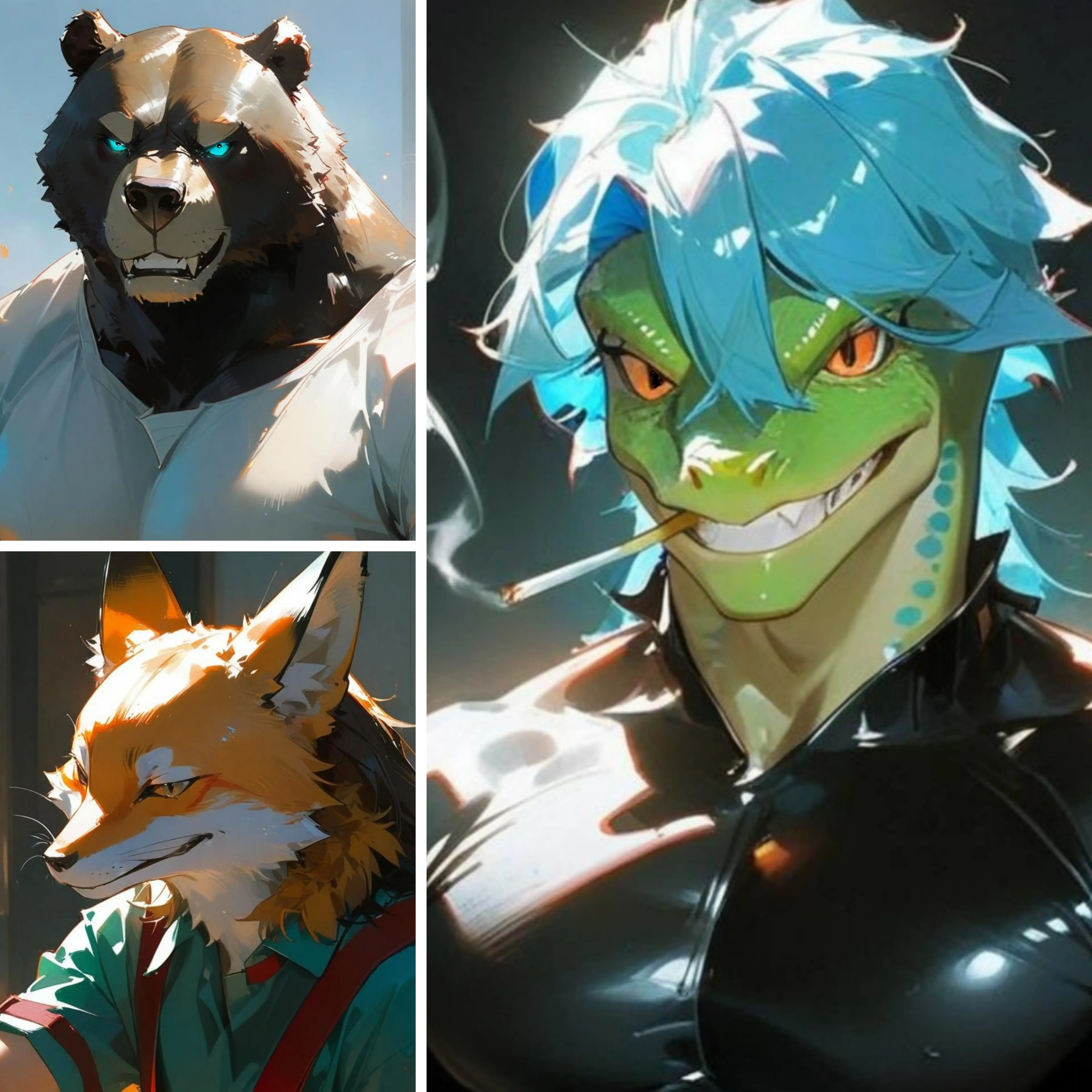 SAGARA.의 ラプト・フォクシー・グリズ【獣人マルチ】