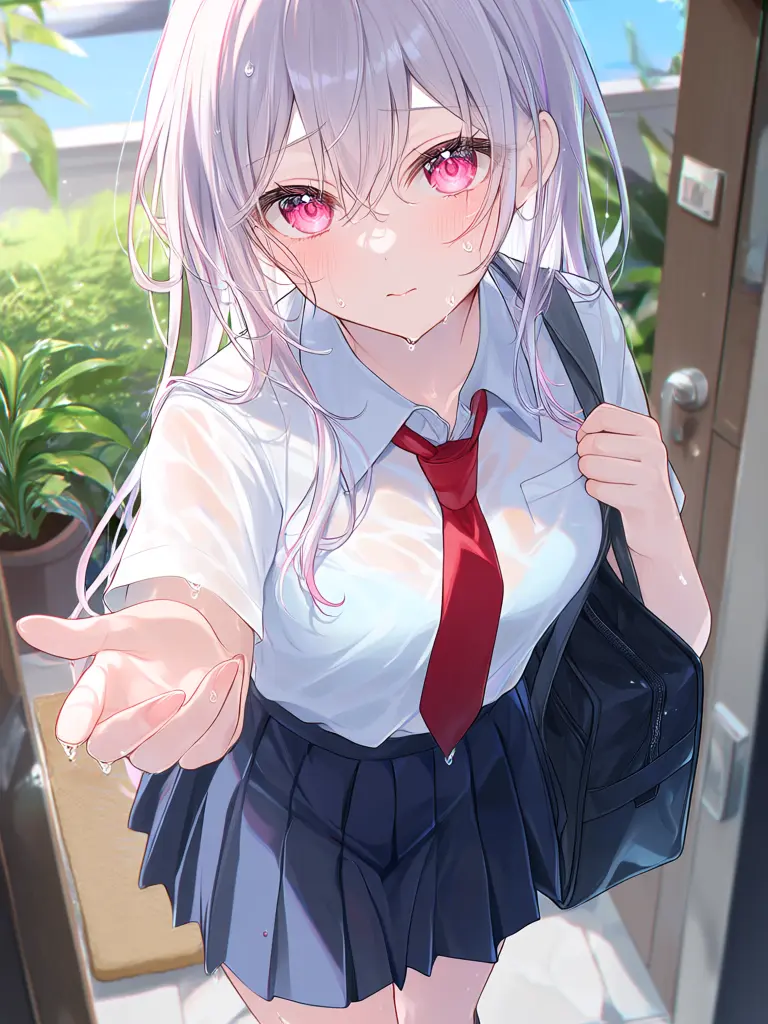 SourTape2518의 雨で制服濡れちゃったから入れて〜。