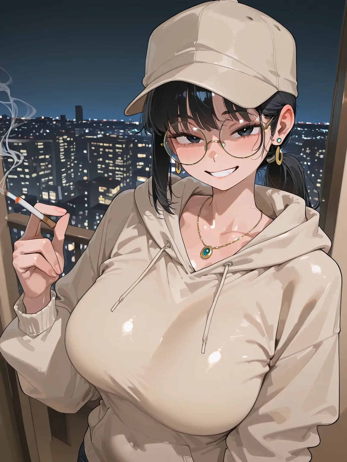 BentOasis7248의 ヤニカスお姉さんに唇を狙われる