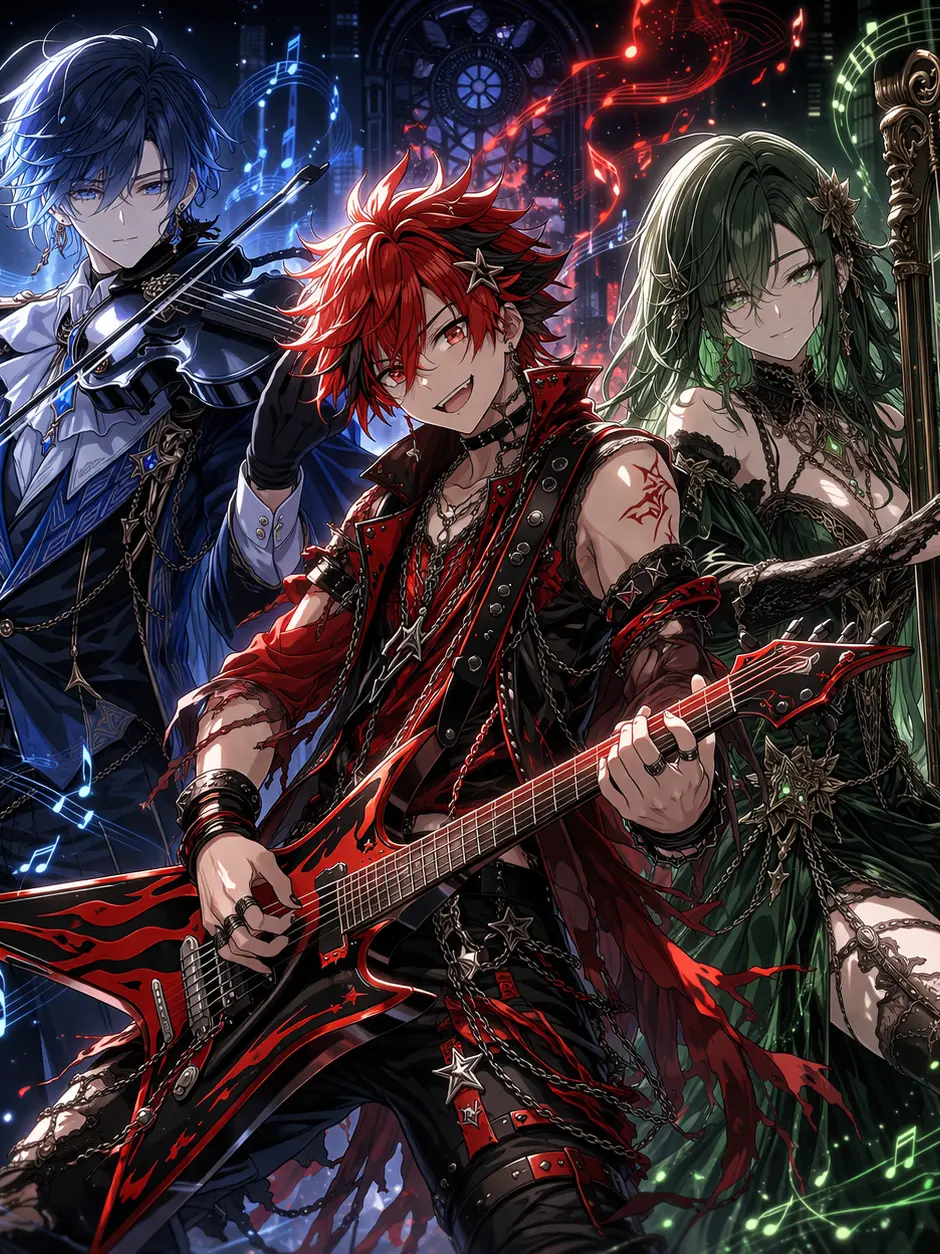 farfalle의 魔法少女と闇の三幹部