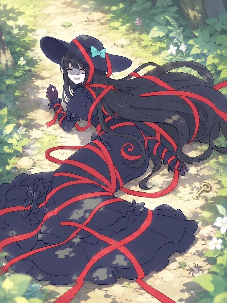 mikomiko0120의 恐るべき魔女が地面に転がっている
