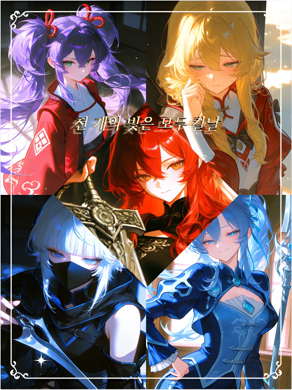 areum_XI의 [천 개의 빛은 모두 칼날]