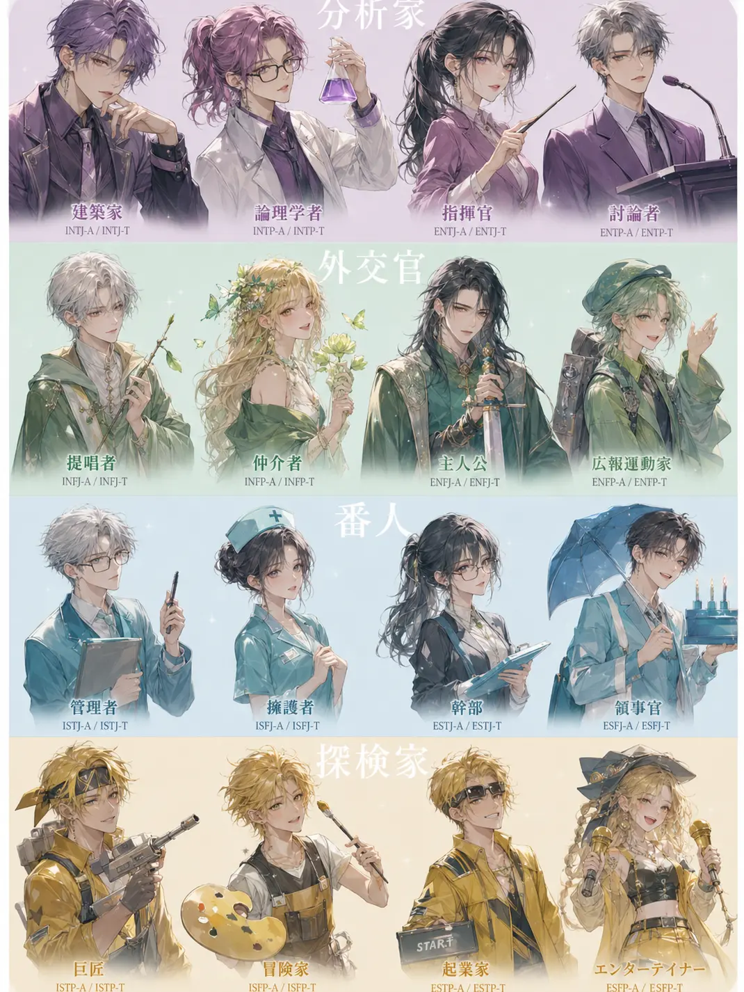 DensePeach0817의 МBTIの紫組と話してみよう！