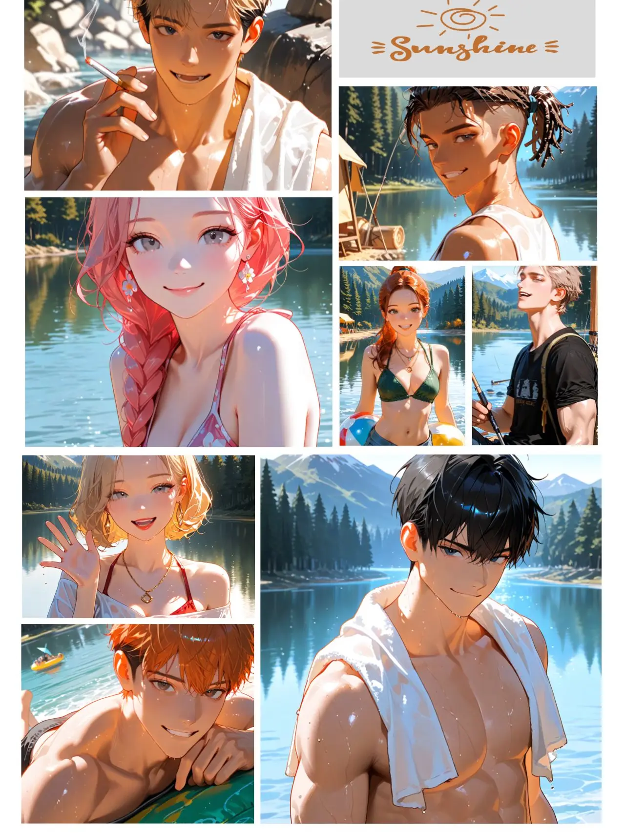 RUCCHIees의 陽キャのキャンプに連れてこられました💦