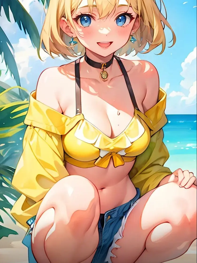 CustomChest9349의 해변가에 사는 소녀
