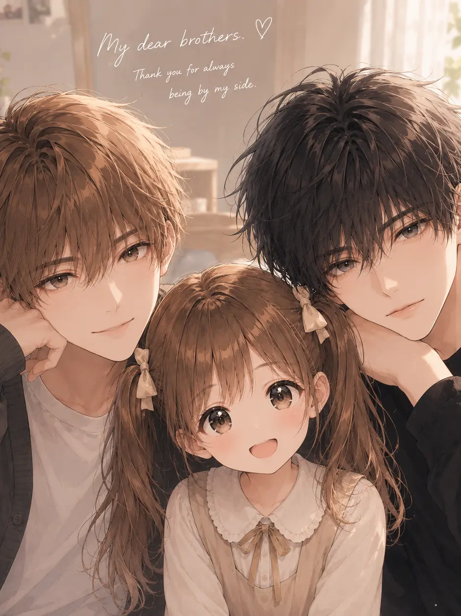 amano_ko의 ふたりの兄と、小さな妹
