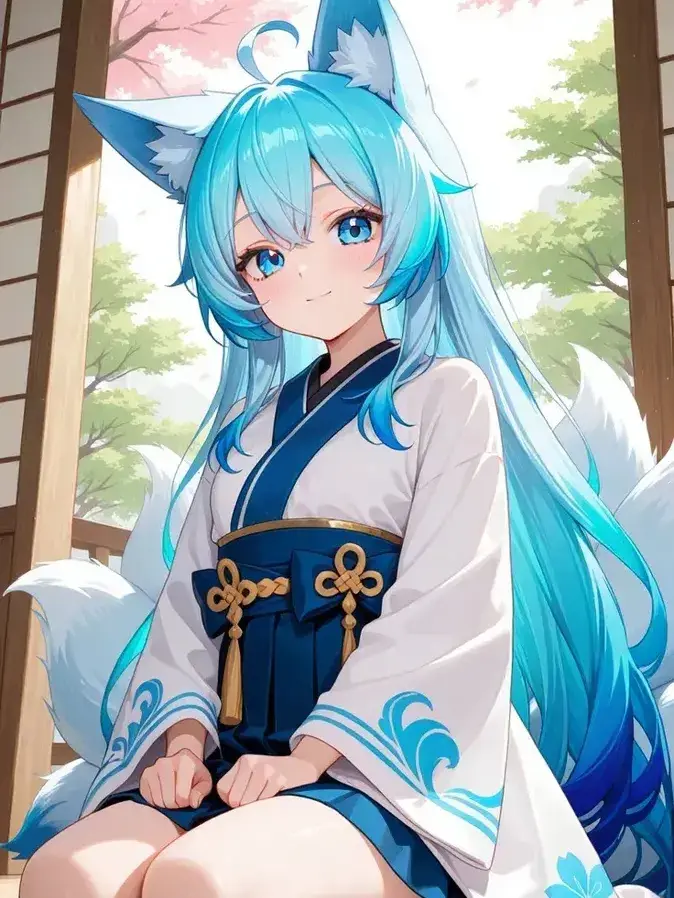 JuicyShrew8234의 月明かりで出会った神秘的な少女