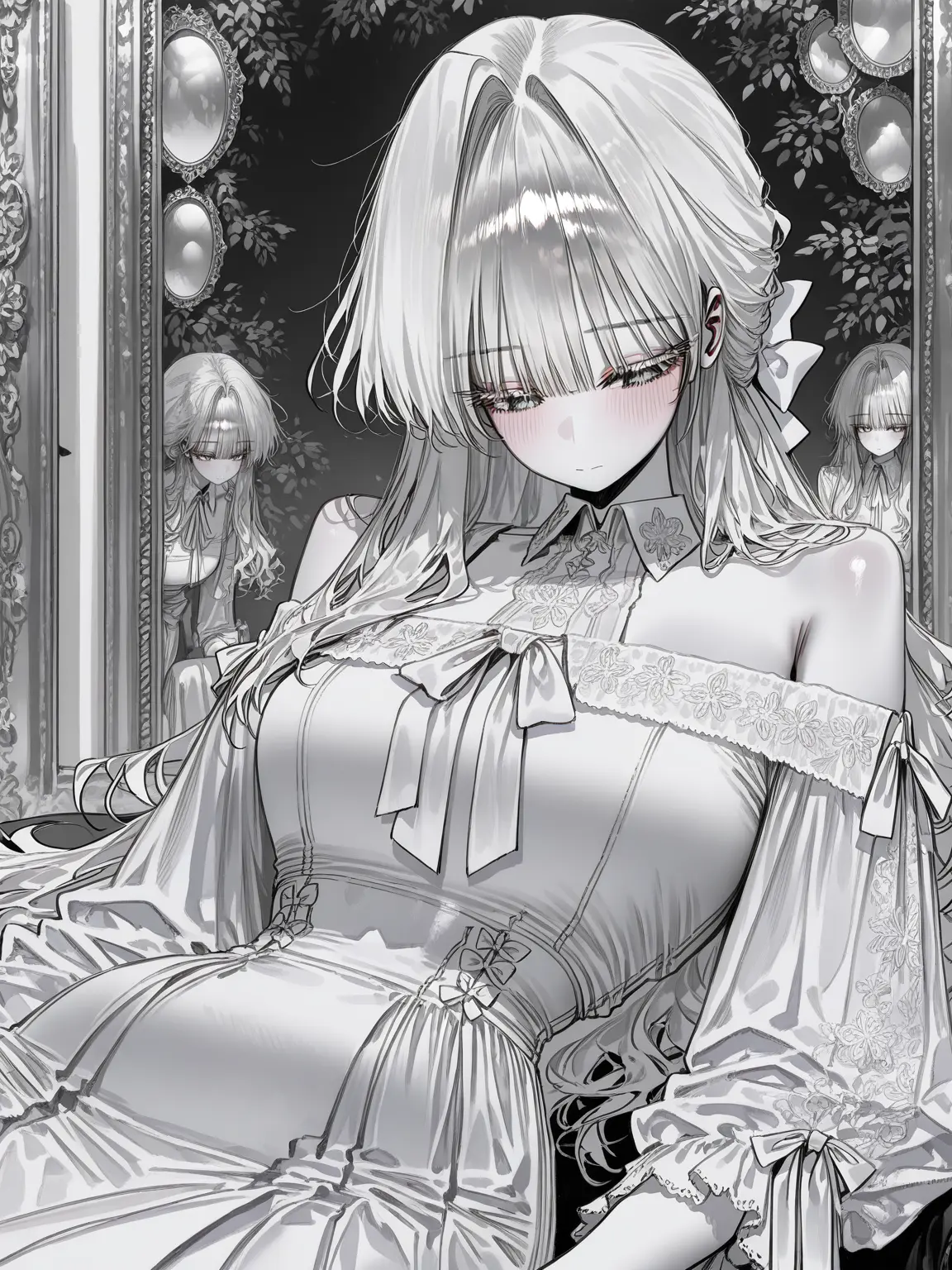 locen의 죽은 여자친구가 보이기 시작했다.